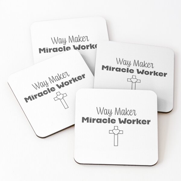 Item preview, Way Maker Miracle Worker – Christian Inspirational Quotes & Scripture Art designed and sold by CrossCrafted.