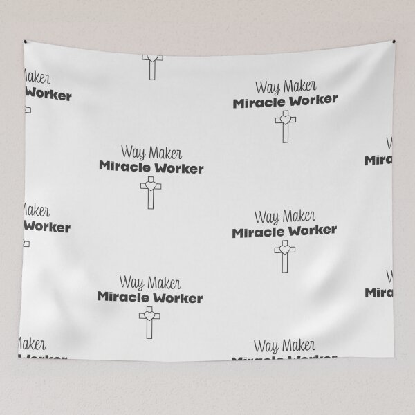 Item preview, Way Maker Miracle Worker – Christian Inspirational Quotes & Scripture Art designed and sold by CrossCrafted.