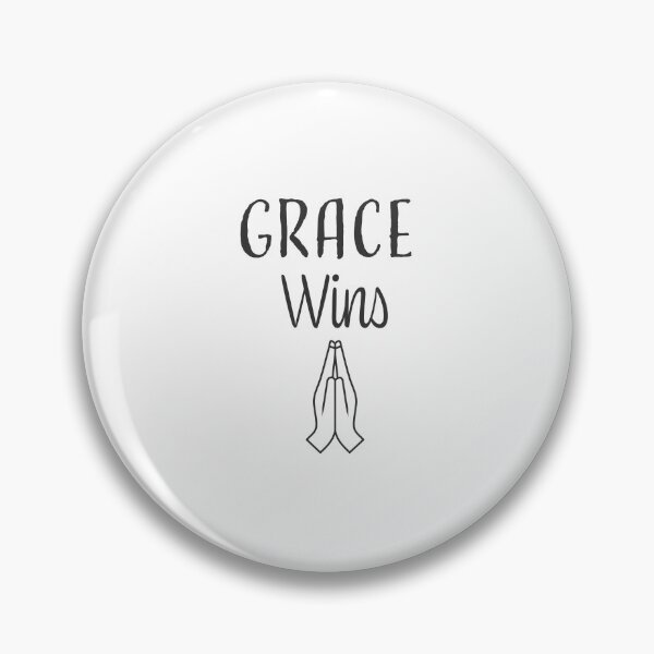 Item preview, Grace Wins – Christian Inspirational Quotes & Scripture Art designed and sold by CrossCrafted.