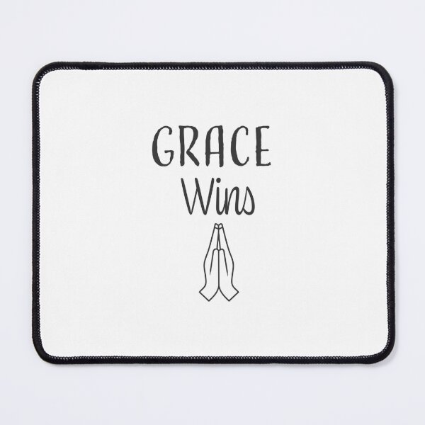 Item preview, Grace Wins – Christian Inspirational Quotes & Scripture Art designed and sold by CrossCrafted.