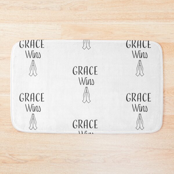 Item preview, Grace Wins – Christian Inspirational Quotes & Scripture Art designed and sold by CrossCrafted.