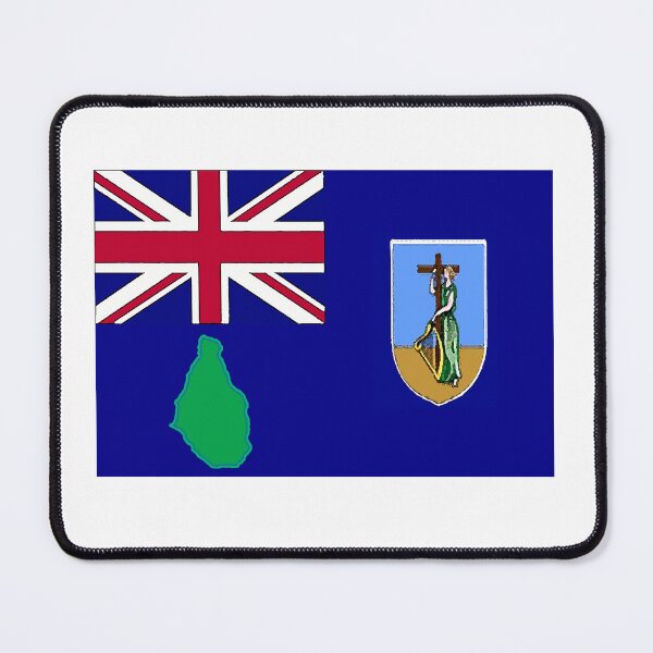 Item preview, Montserrat Flag with Map of Montserrat designed and sold by Havocgirl.