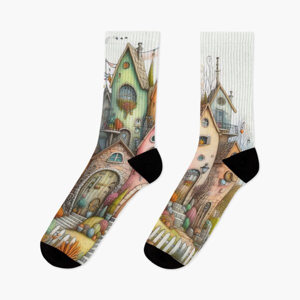Item preview, Charming Village on a Tranquil Day designed and sold by Beyondnote-Art.