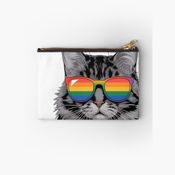 Item preview, Ally Cat Straight LGBT Supporter Gay Pride Ally Rainbow designed and sold by tearbytea.