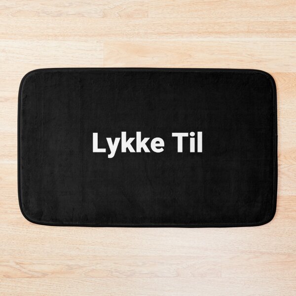 Item preview, Lykke Til designed and sold by Text-based T-Shirts and Gifts.