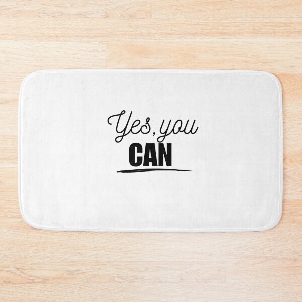 Item preview, Yes, you can - Motivational quote designed and sold by Naquo.