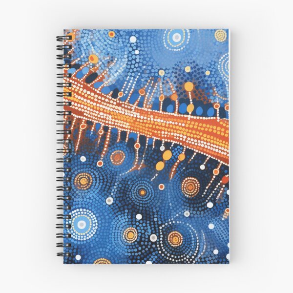 Item preview, Aboriginal Inspired Dot Art - Main Lava Stream designed and sold by GrinGalore.
