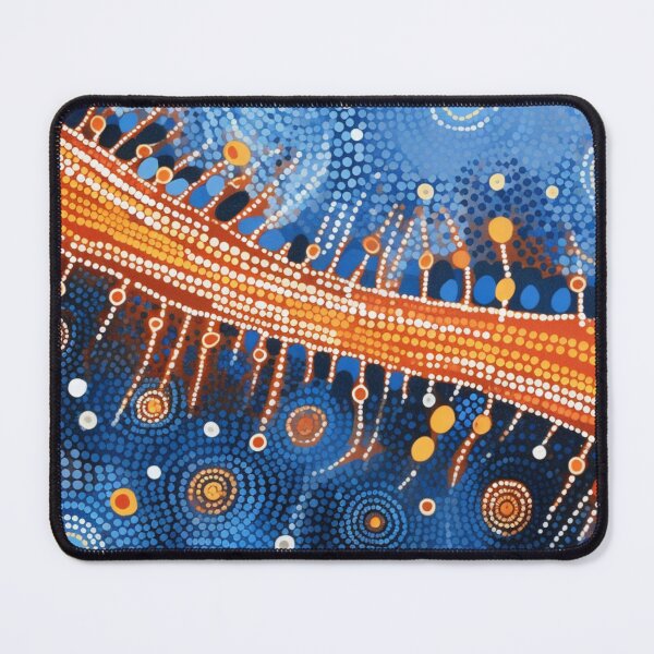 Item preview, Aboriginal Inspired Dot Art - Main Lava Stream designed and sold by GrinGalore.