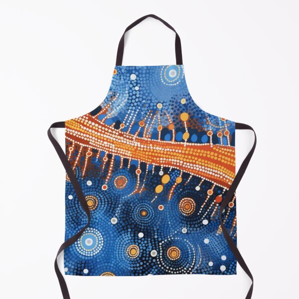 Item preview, Aboriginal Inspired Dot Art - Main Lava Stream designed and sold by GrinGalore.