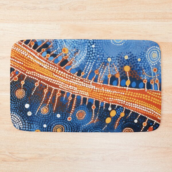 Item preview, Aboriginal Inspired Dot Art - Main Lava Stream designed and sold by GrinGalore.