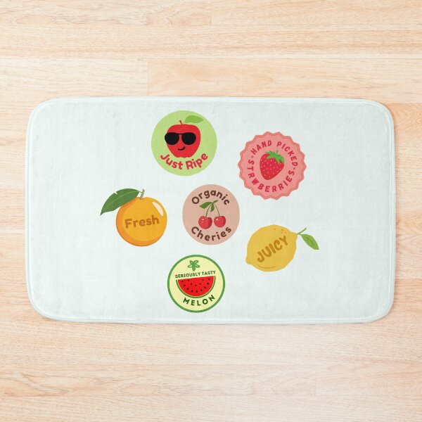 Item preview, Retro Fruit Sticker Labels Pack designed and sold by Fanverse Merchandise.