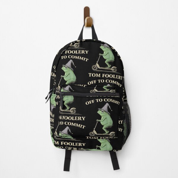Item preview, Funny Frog Graphic Saying Off To Commit Tom Foolery designed and sold by Galactic-Sketch.