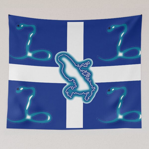 Item preview, Martinique Flag with Map of Martinique designed and sold by Havocgirl.