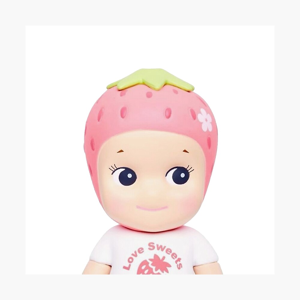 pink strawberry sonny angel  Poster
