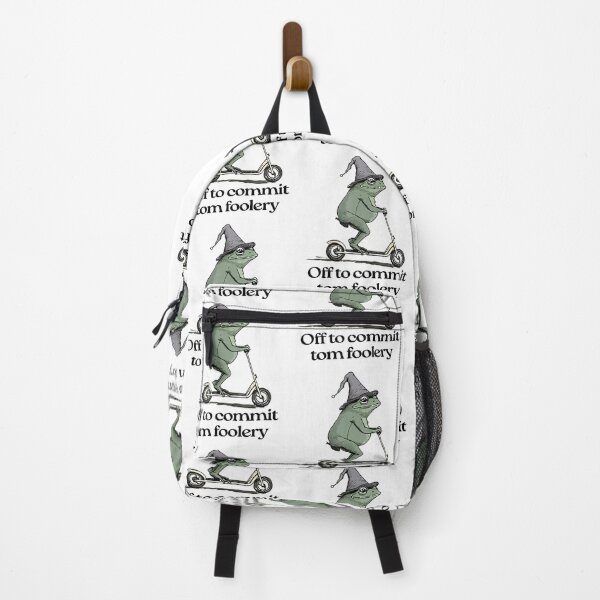 Item preview, Vintage Off To Commit Tom Foolery Funny Frog designed and sold by Galactic-Sketch.