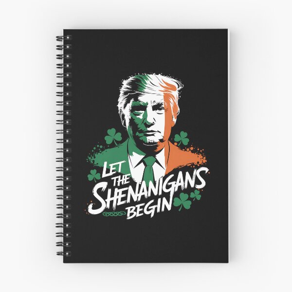 Item preview, Let The Shenanigans Begin Funny Trump St Patricks Day - This funny gift is perfect for Trump supporters, conservatives, and St. Patrick’s Day lovers.  designed and sold by ZyziowskyArt.