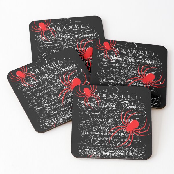 Item preview, Natural History Title Page Spiders penwork calligraphy designed and sold by Pixelchicken.