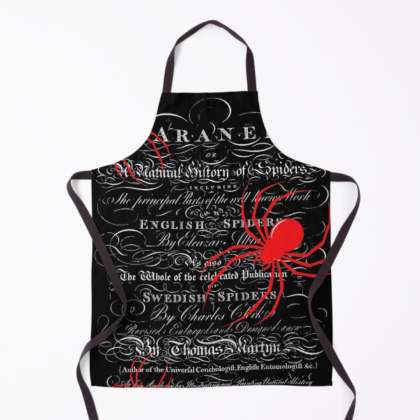 Item preview, Natural History Title Page Spiders penwork calligraphy designed and sold by Pixelchicken.