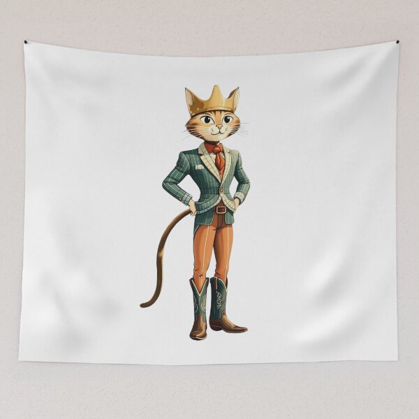 Item preview, Sophisticated Cat King – Royal Gentleman Feline designed and sold by artiviohub.