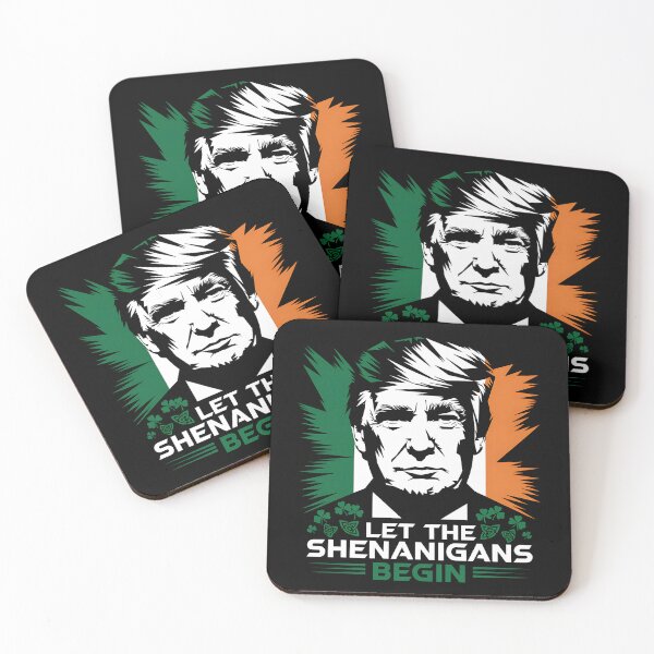 Item preview, Let The Shenanigans Begin Funny Trump St Patricks Day - This funny gift is perfect for Trump supporters, conservatives, and St. Patrick’s Day lovers.  designed and sold by ZyziowskyArt.