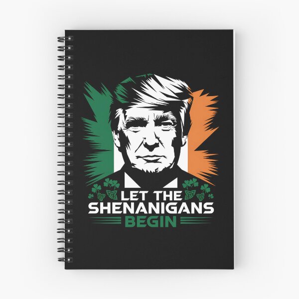 Item preview, Let The Shenanigans Begin Funny Trump St Patricks Day - This funny gift is perfect for Trump supporters, conservatives, and St. Patrick’s Day lovers.  designed and sold by ZyziowskyArt.