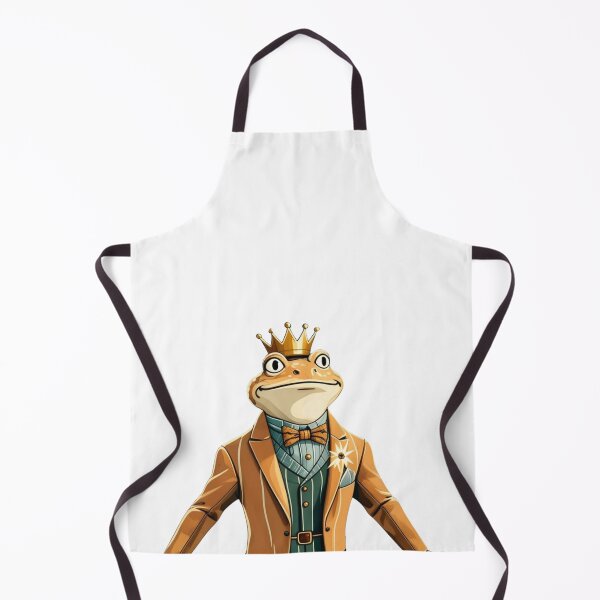 Item preview, The Dapper Frog King – Elegant & Regal Amphibian designed and sold by artiviohub.
