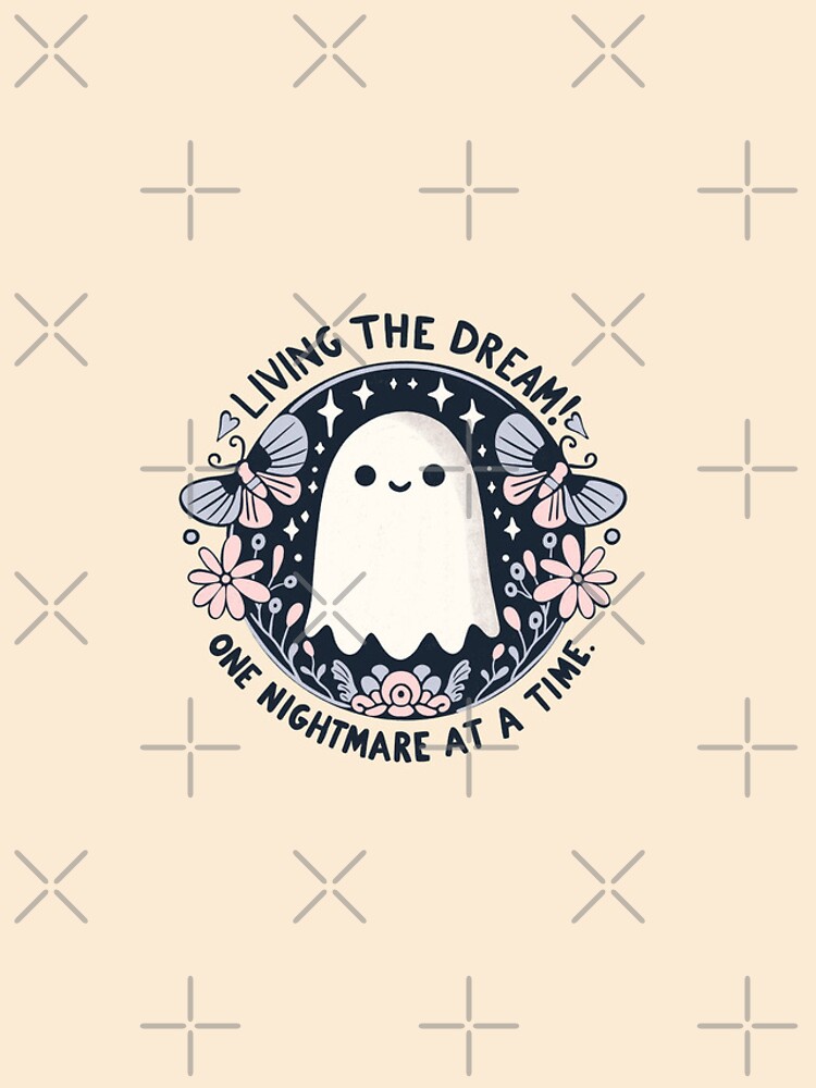 Thumbnail 4 von 4, iPhone-Hülle, Living the dream - cute ghost designt und verkauft von Itouchedabee.