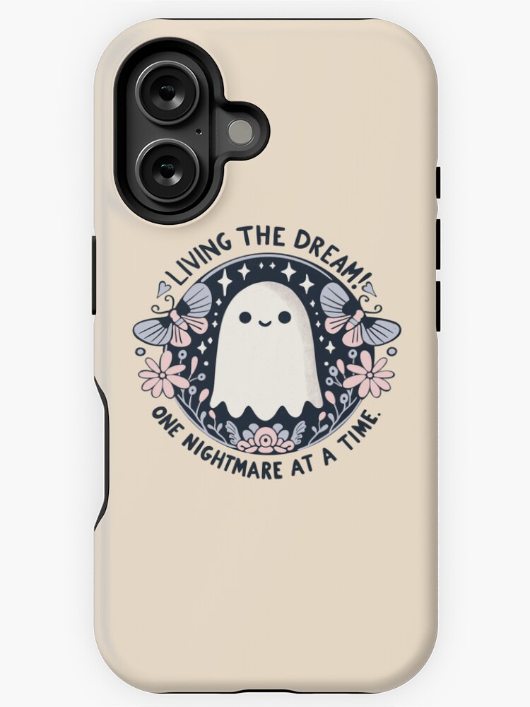 Thumbnail 1 von 4, iPhone-Hülle, Living the dream - cute ghost designt und verkauft von Itouchedabee.