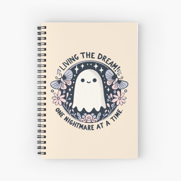 Item preview, Living the dream - cute ghost designed and sold by Itouchedabee.