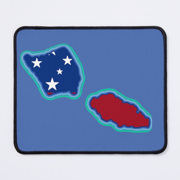 Item preview, Samoa Map with Samoan Flag designed and sold by Havocgirl.
