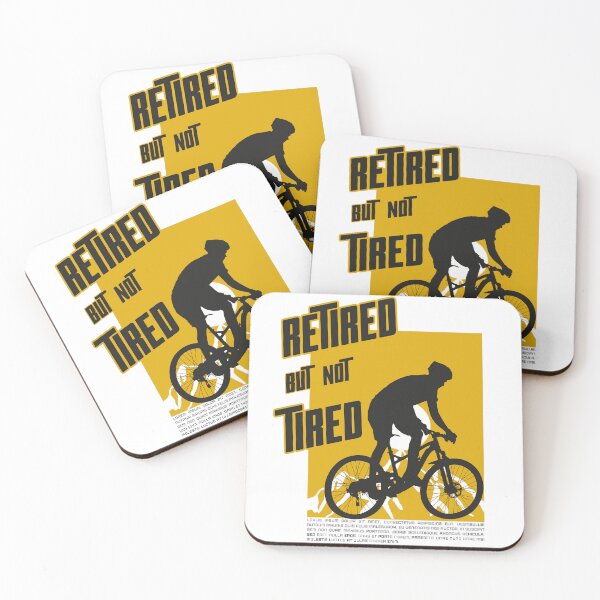 Artikelvorschau, Im Ruhestand, aber nicht müde vom Radfahren Sport Motivation entworfen und verkauft von D-VisionArts.