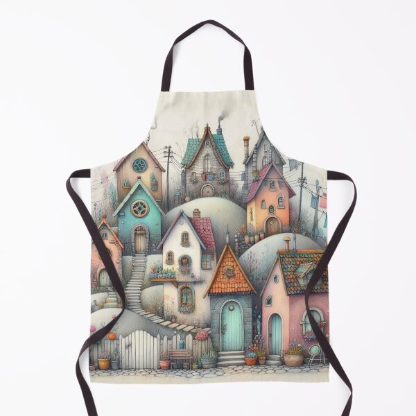 Item preview, Charming Village on a Tranquil Day designed and sold by Beyondnote-Art.