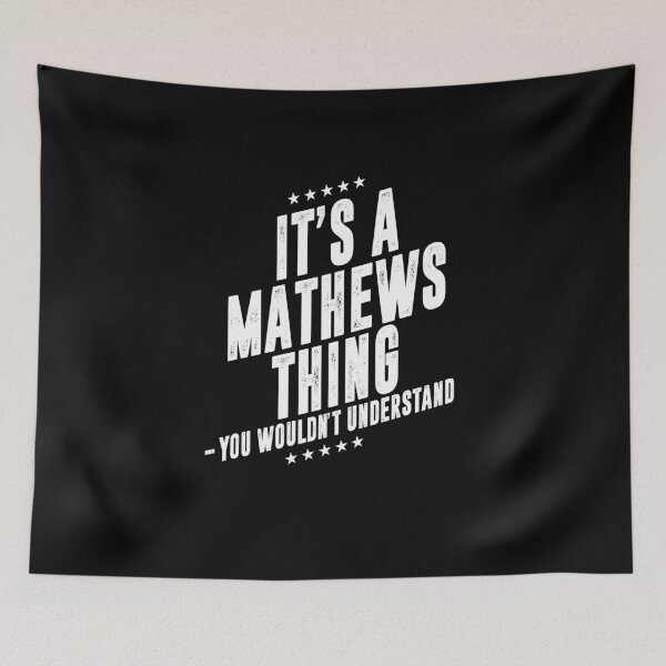 Item preview, It's a Mathews thing funny last name family reunion personalized gift designed and sold by 9X FR.