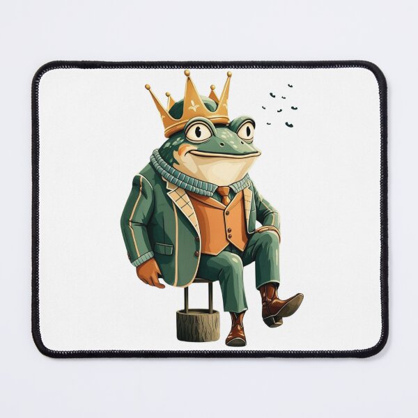 Item preview, The Sophisticated Frog King – Regal & Stylish Amphibian designed and sold by artiviohub.
