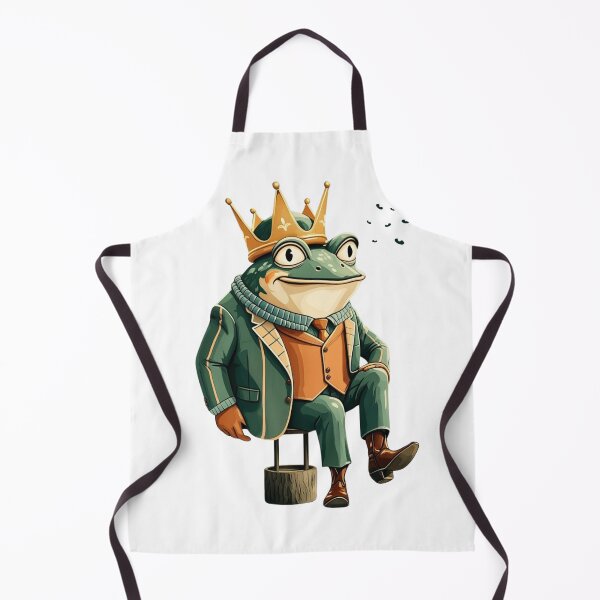 Item preview, The Sophisticated Frog King – Regal & Stylish Amphibian designed and sold by artiviohub.
