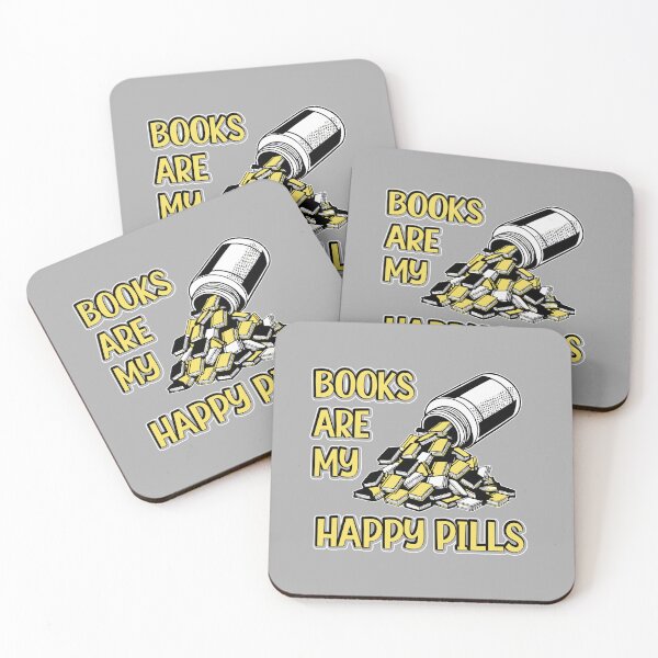 Item preview, Books antidepressants - Books are my happy pills designed and sold by TheBuzzStop.