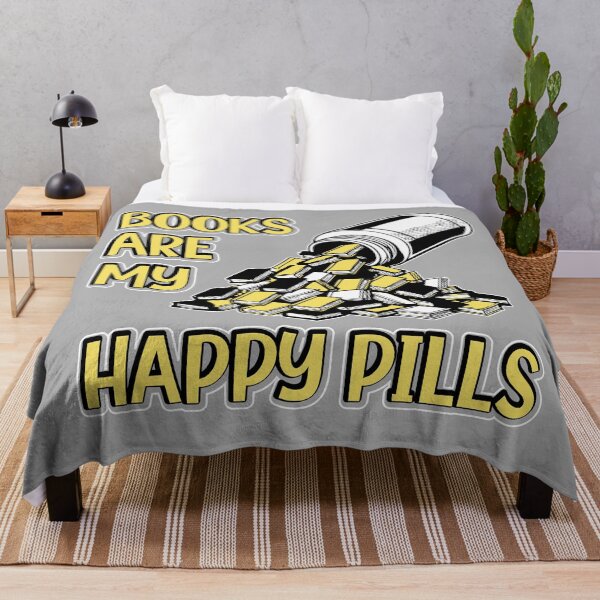Item preview, Books antidepressants - Books are my happy pills designed and sold by TheBuzzStop.