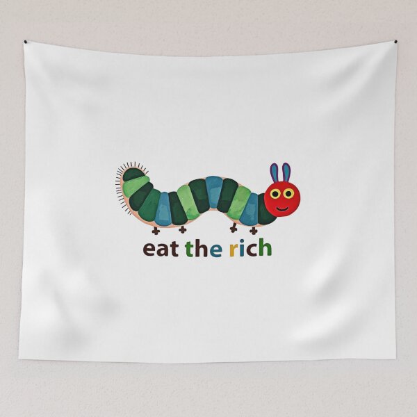 Item preview, "Eat The Rich" Sweatshirt – Bold Activist & Anti-Capitalist Statement Apparel designed and sold by Colorful-Garden.