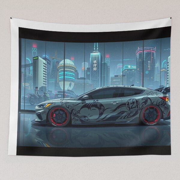 Item preview, Tuned Ford Focus with Japanese Art designed and sold by Salimgor Hangaround Music.