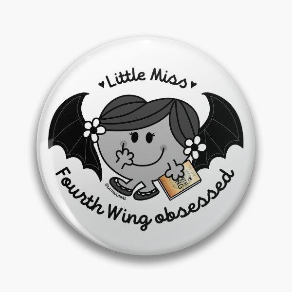 Item preview, Little Miss Fourth Wing Obsessed | Rebecca Yarros | Iron Flame designed and sold by Latinoladas.
