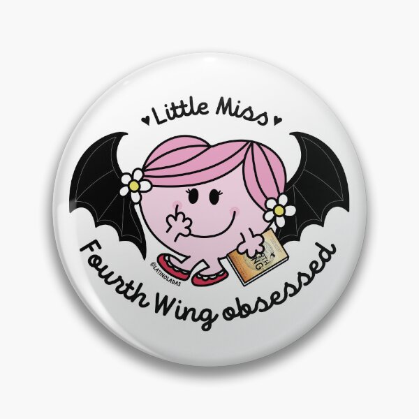 Item preview, Little Miss Fourth Wing Obsessed | Rebecca Yarros | Iron Flame designed and sold by Latinoladas.