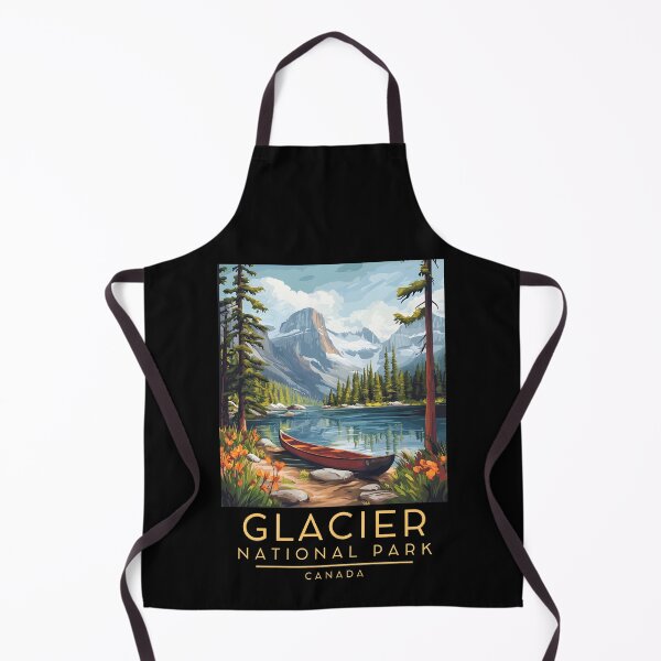 Item preview, A Vintage Illustration of Glacier National Park - Canada designed and sold by GoodOldVintage.
