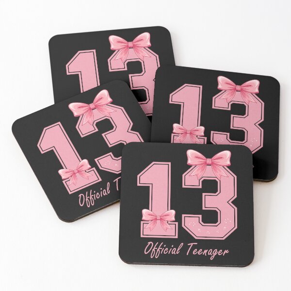 Item preview, 13 Year Old Pink Coquette Bow Official Teenager 13th Bday designed and sold by Blok45.
