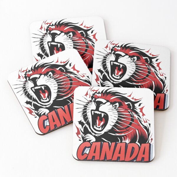 Item preview, Screaming beaver Canada proud canadian designed and sold by CyberArtistOne.