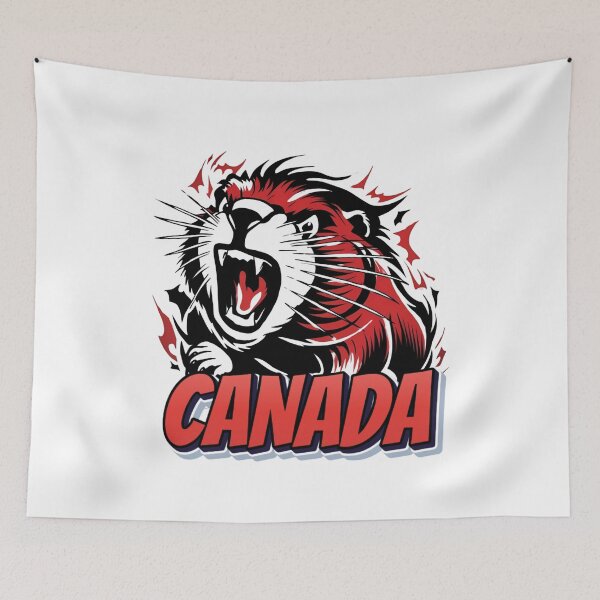 Item preview, Screaming beaver Canada proud canadian designed and sold by CyberArtistOne.