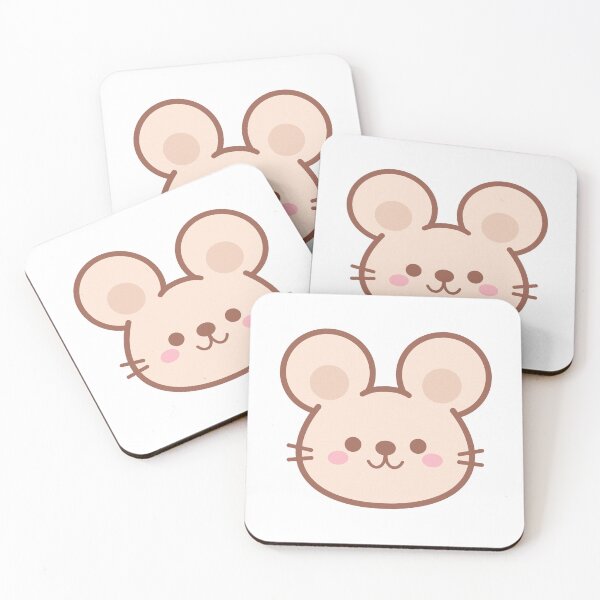 Item preview, cute mouse face cartoon character designed and sold by nuchz.