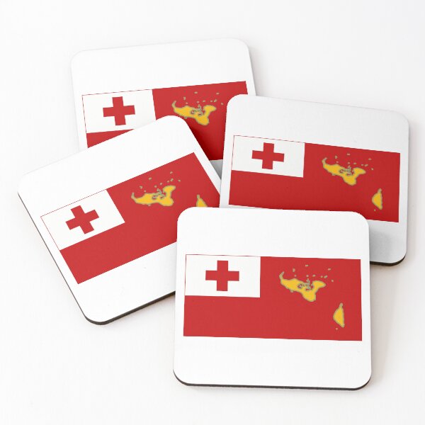 Item preview, Tonga Flag with Map of Tonga designed and sold by Havocgirl.