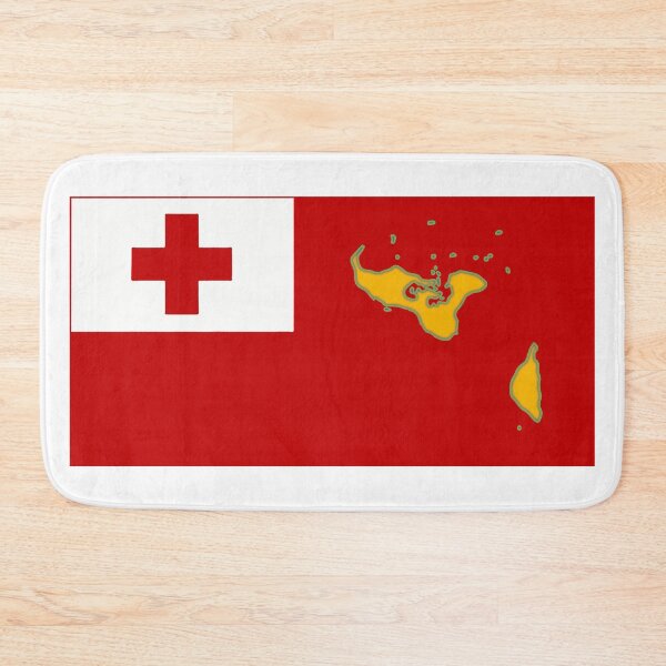 Item preview, Tonga Flag with Map of Tonga designed and sold by Havocgirl.