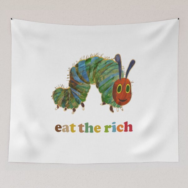 Item preview, "Eat The Rich" Sweatshirt – Bold Activist & Anti-Capitalist Statement Apparel designed and sold by Colorful-Garden.