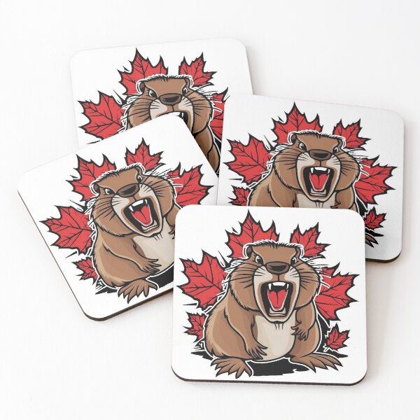 Item preview, Screaming beaver Canada proud canadian designed and sold by CyberArtistOne.